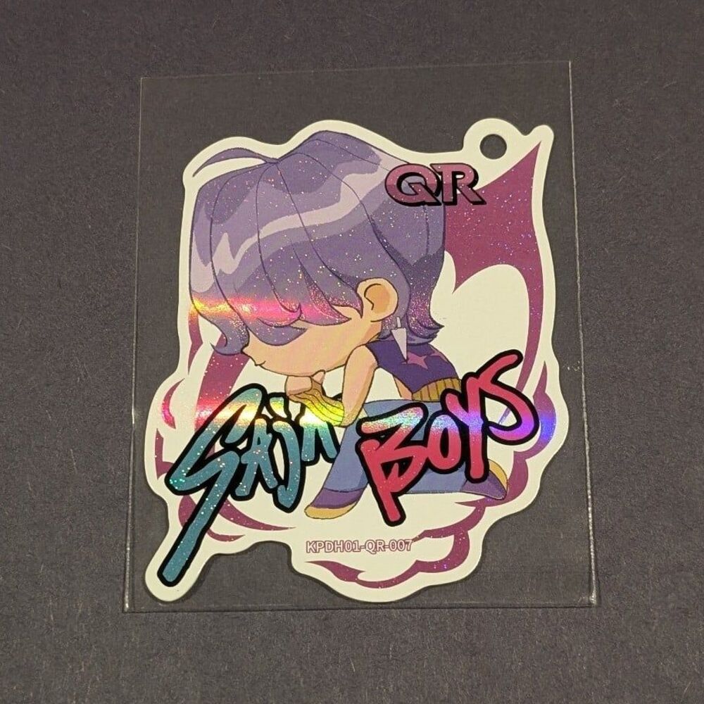 Kayou K-Pop Demon Hunters Mystery Saja Boys QR Trading Card KPDH01-QR-007